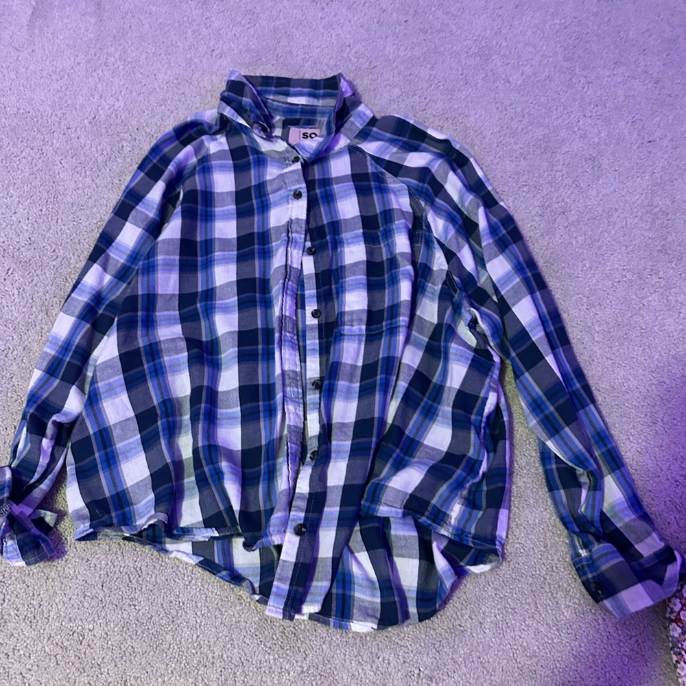 Blue flannel